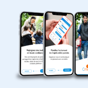 Présentation du onboarding de Cmabulle sur smartphone