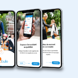 Suite de la présentation du onboarding de Cmabulle sur smartphone