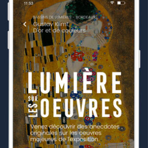 zoom sur l'application de culturespaces immersive art