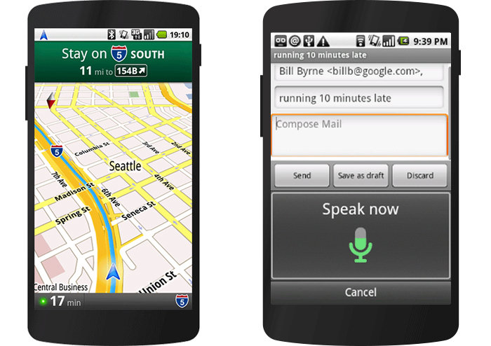 Capture d'écran de google maps sur android 2